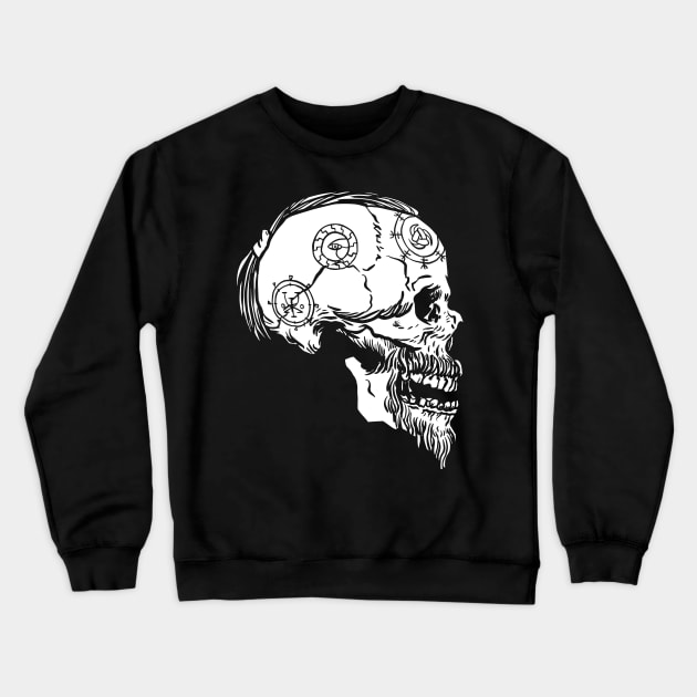 Viking Skull Crewneck Sweatshirt by LR_Collections